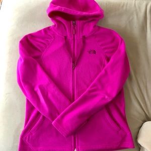 North Face hooded sweatshirt/jacket